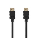 Câble HDMI Haute Vitesse avec ethernet HDMI Connecteur HDMI Connecteur 4K@60Hz ARC 18 Gbps 15.0 m Rond PVC Noir Label