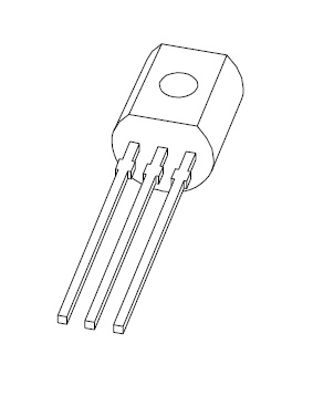 TRANSISTOR NPN 60V 600mA 500mW 200MHZmin TO92