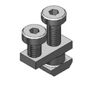 Bride de fixation BMF Bride de fixation BMF Vérin pneumatique avec rainure intégrée pour capteurs magnétiques BMF 305