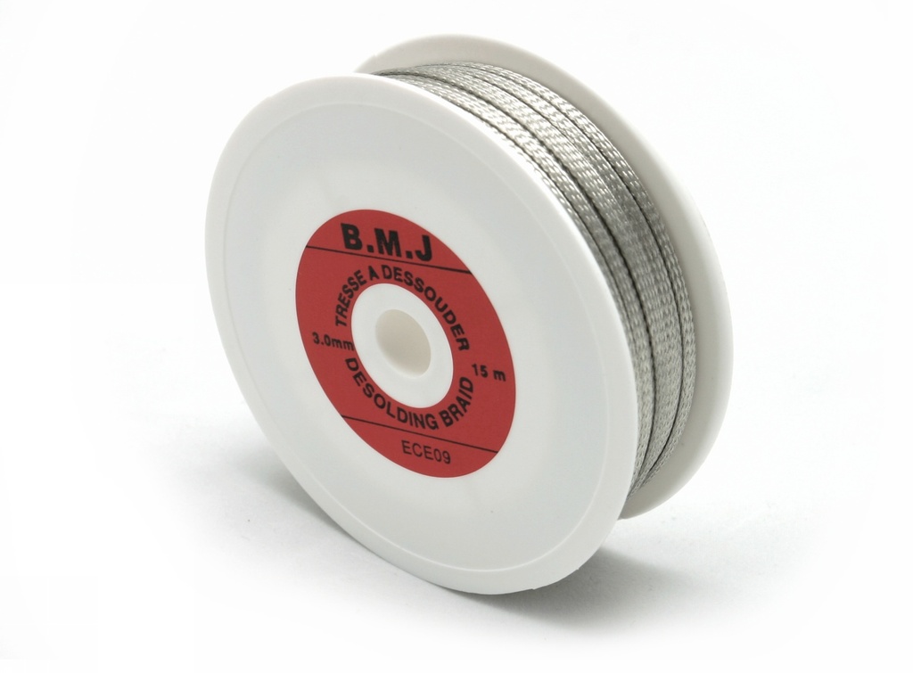 Tresse étamée 3,0 mm 15 M