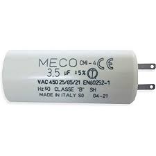 CONDENSATEUR MOTEUR VOLET FOND PLAT   6µF - 450V -  Ø30x56mm COSSE 2.8