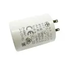 CONDENSATEUR MOTEUR VOLET FOND PLAT   3,5µF - 450V -  Ø25x56mm COSSE 2.8