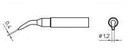 XNT4X 45° PANNE TOURNEVIS COUDEE 1,2MM LONGUE POUR WXP65/WP65/WTP90/WXP90 