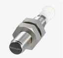 Capteur inductif Ø 8 x 65 mm M8x1 flush 2 mm PNP à fermeture (NO) 600 Hz Zinc moulé sous pression nickelé PC Face