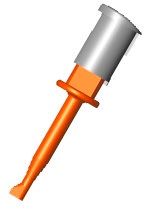 grippe-test miniature professionnel rouge