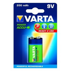 Accu Power 9V 200 mAh. Blister x1