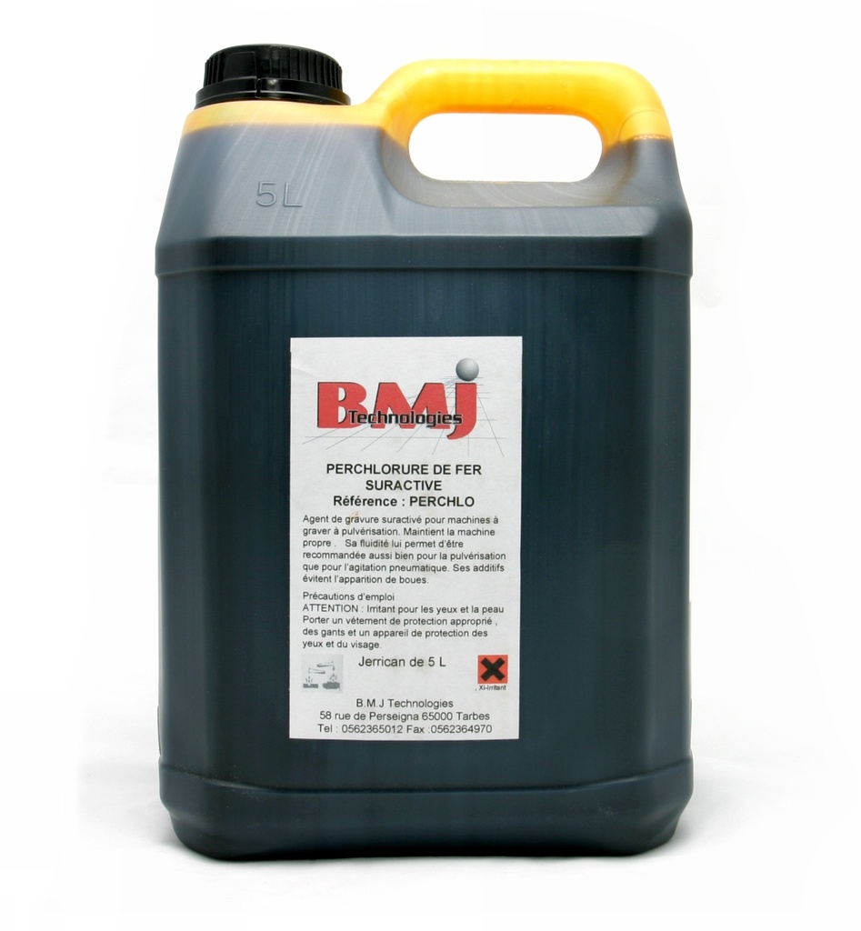 Perchlorure de fer . Bidon de 5 Litres