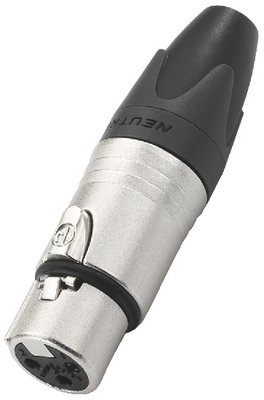 NEUTRIK - CONNECTEUR XLR, 3 POINTS FEMELLE, ARGENTÉ, NICKEL