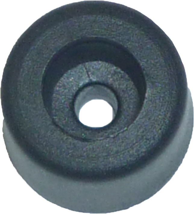 PIEDS A VISSER CAOUTCHOUC diamètre 21mm