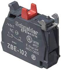 Harmony - bloc contact - 1O - raccordement vis-étrier - fonctionnement des contacts à action dépendante - bloc de contact unique - raccordement : borniers à vis-étrier, <= 2 x 1,5mm² avec embout, >= 1 x 0,22 mm² sans embout - IP20