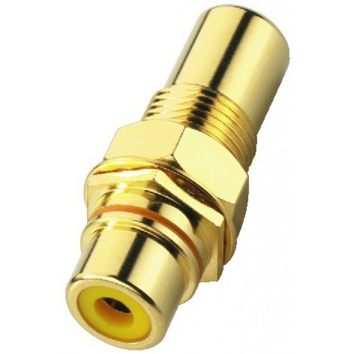 RCA CHASSIS FEMELLE OR -JAUNE