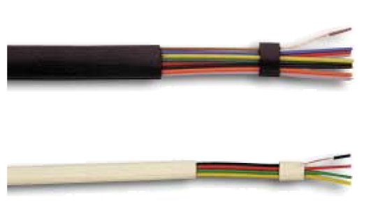 CABLE TELEMATIQUE PLAT 8 COND (AWG26N)  NOIR (LE METRE)