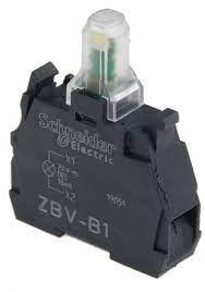 Harmony XB4 et XB5 - bloc lumineux - Universelle - LED protégée - fixe - 24VCA/CC 50/60Hz - bornes vis-étrier <= 2 x 1,5mm² avec embout EN 60947-1 | bornes vis-étrier >= 1 x 0,22 mm² sans embout EN 60947-1 - utilisation -40...70°C