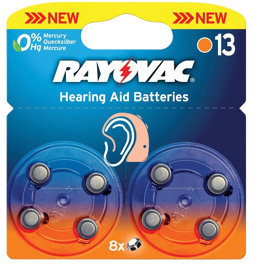 cf 1801-4266   VARTA Pile auditive ZA13/PR48 x8 1,45V Zinc Air