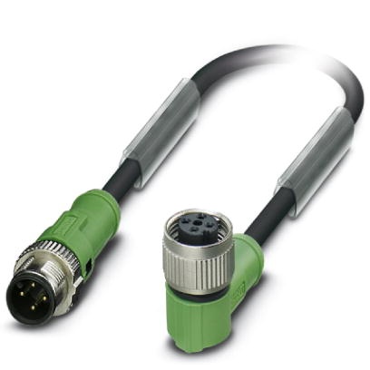 *** OBS *** REMPLACE PAR  1668496 Câbles pour capteurs/actionneurs, 4-pôles, PUR exempt d'halogène, gris-noir RAL 7021, Connecteur droite  M12 SPEEDCON, détrompag