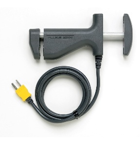 Sonde de contact pour la surface externe des tuyaux. Gamme de mesure de -29 et 149°C pour des diamètres entre 6,4 et 34,9mm de tuyaux.