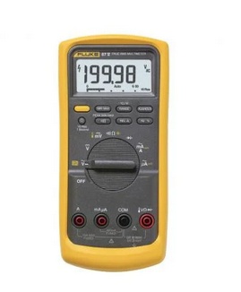 Multimètre numérique industriel TRMS durci IP67, 1000 Vac/dc, 10 Aac/dc, entrée 400mA, BP 20kHz, résistance, continuité, capas, Hz, mesure variateurs