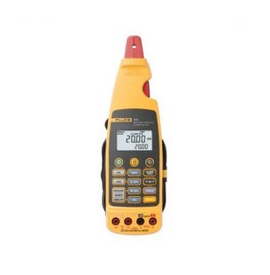 Pince de process 4-20 mA et calibrateur générateur de boucle 4-20 mA et 0-10V intégré, alimentation de boucle 24V, sacoche, cordons de mesure, pinces