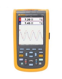 ScopeMeter oscilloscope industriel portable 2x20MHz, tension maximum : 600 Vrms CAT IV, 750 Vrms, 20 ns à 500 ns/div