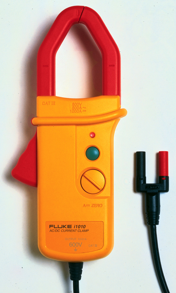 Sonde de courant 1000 Aac/dc, sortie sur fiches bananes 1mV/A, enserrage 30 mm. Conforme CEI1010 600V Cat.III