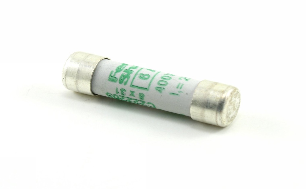 Fusible cartouche cylindrique aM Taille 8x32 CEI 400VAC 2A