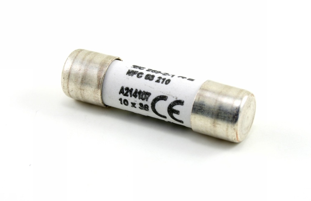 Fus - CEI - Cylindrique - 10x38 mm - gG - 500VAC - 2A