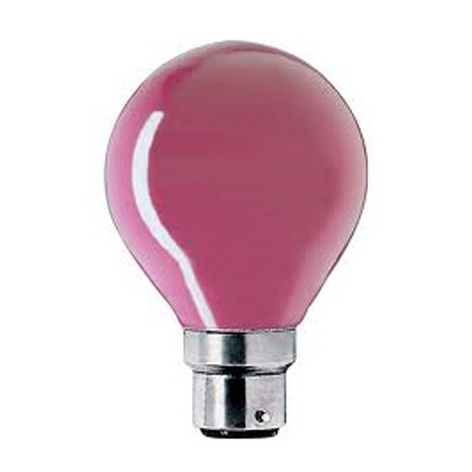 B22D STD.COL 240V 25W ROUGE