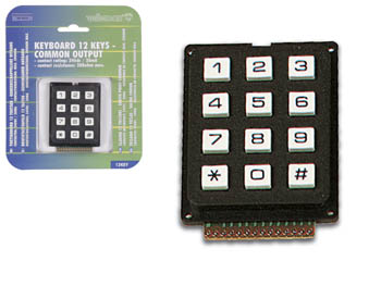 CLAVIER 12 TOUCHES - SORTIE POINT COMMUN - LIVRE EN BLISTER