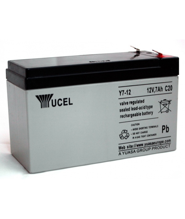 BATTERIE YUCEL 12V 7Ah.  151X65X100