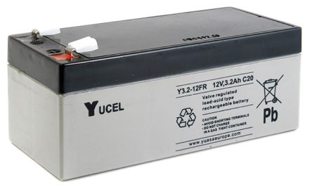 Batterie Pb AGM etanche 12V 3.2Ah flamme retard. UL94:V0 134x67x66.5mm F4.7