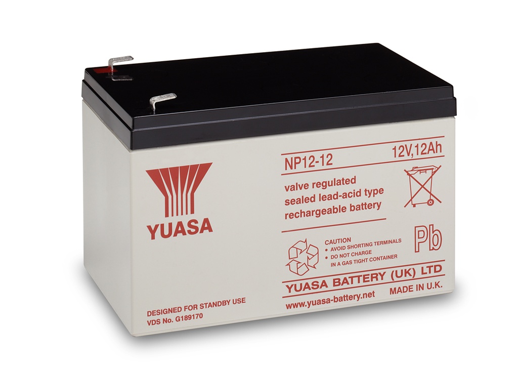 Batterie Pb AGM etanche 12V 12Ah 151x98x97.5mm F6.35