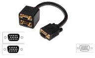 ***OBS***adaptateur Vga 1x male / 2x femelle 20cm