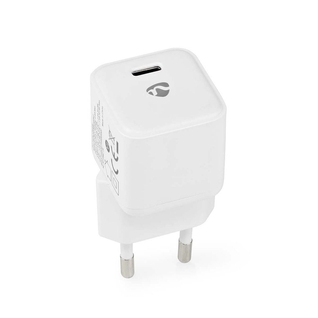 Chargeur mural | 30 W | Fonction de charge rapide | 1.5 / 2.0 / 2.5 / 3.0 A | Nombre de sorties: 1 | USB-C | Sélection Automati