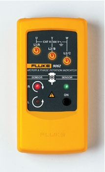 indicateur de sens de rotation de phase et moteur, gamme de tension 120 à 400V, affichage LED
