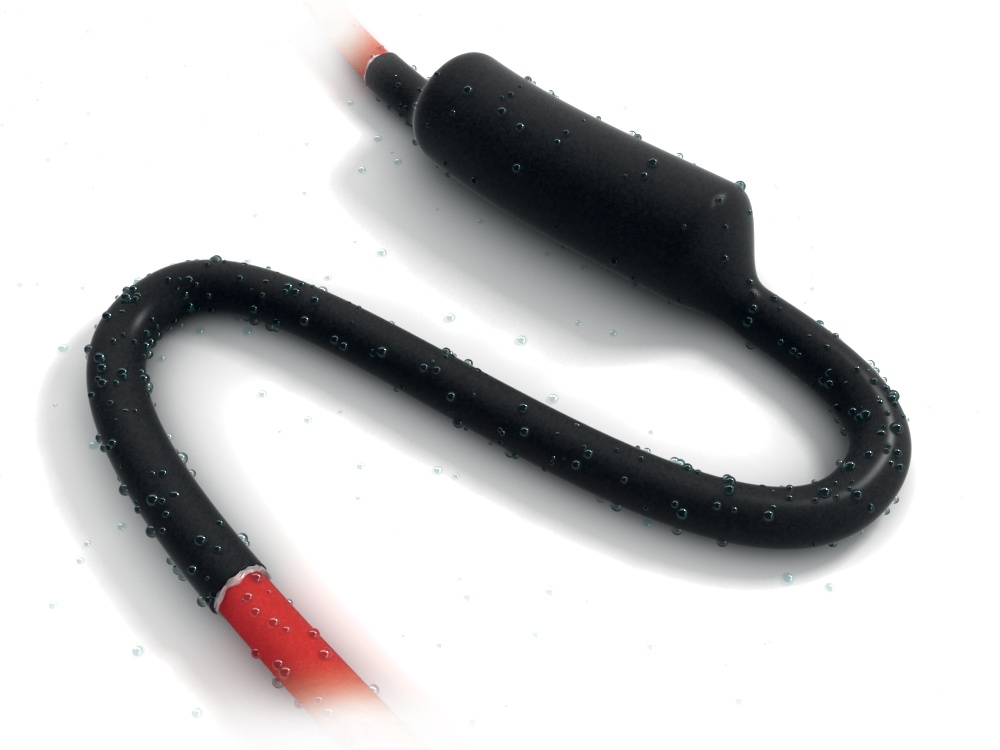 Gaine thermorétractable haute flexibilité avec adhésif. Barre de 1.20 m, retreint 3:1, épaisseur 1.4 mm, diam. 9/3 mm, noir. Polyoléfine réticulée, RoHS 3, ULE85381.