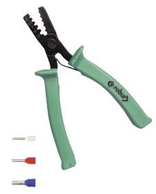 Pince à sertir pour embouts de câblage capacité 0,5 à 2,5 mm²