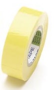 Ruban adhésif isolant PVC, Ep. 0,15 mm, 15 mm x 10 m, jaune , auto extinguible, conforme à EN60454-3-1, utilisation 0 +105°C