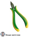 Manches bimatière confortables et antidérapants. Outils en acier allié entièrement trempés. Maillure entrepassée. Tranchants de coupe traités par induction. Finition polie noire brillante. Coupe diagonale, tête mince oblique.