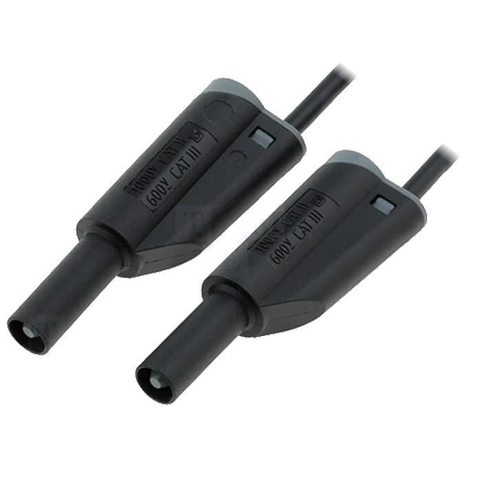 fiche mâle sécu d4 + fourreau fixe + rep.ARS d4 noire