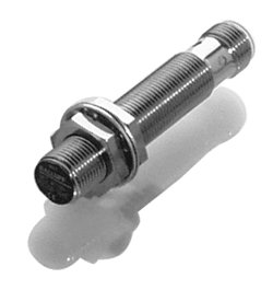 Capteur inductif Ø 12 x 65 mm M12x1 flush 2 mm PNP à fermeture (NO) 3500 Hz Laiton revêtement sans nickel Face sensible