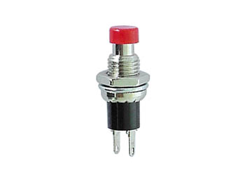 BOUTON-POUSSOIR OFF-(ON) ROUGE