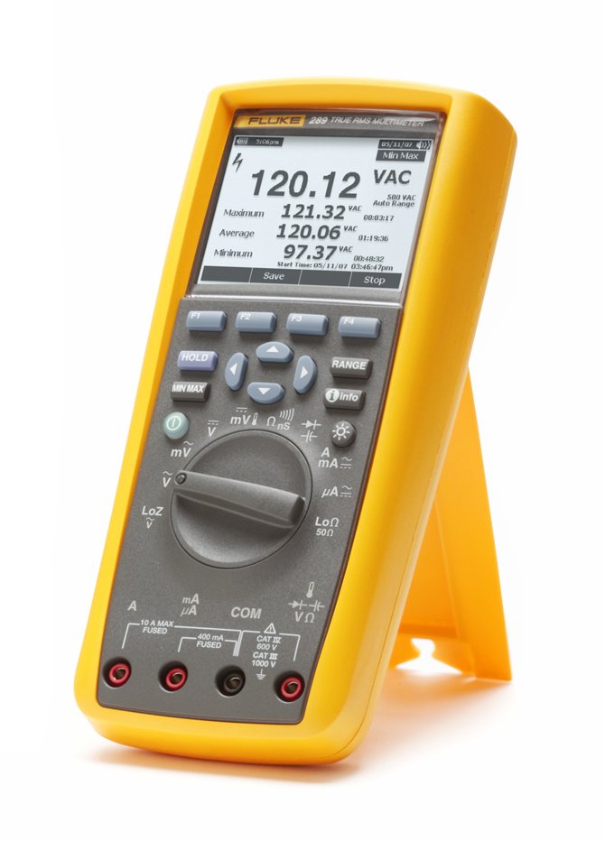 Multimètre industriel 50 000 points enregistreur, graphique des tendances, tension, courant, résistance, continuité, capacité, fréquence