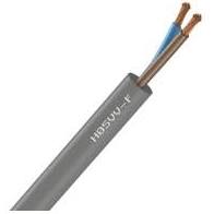 câble d'alimentation gris 2x1mm²