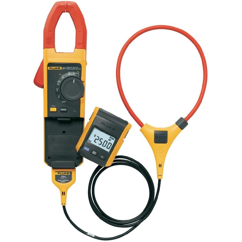 Pince multimètre TRMS à écran détachable 1000 Aac/dc 1000Vac/dc, sonde iFlex 2500 Aac, résistance, fréquence, enserrage 34mm, en sacoche