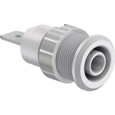 Douille 4 mm de sécurité blanc SLB4-F/A