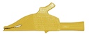 Pinces dauphin 4 mm jaune
