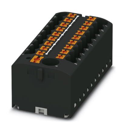 Bloc distributeur, Module de base avec alimentation, raccordement Push-in, nombre de connexions : 19, 0,14 mm² - 4 mm², pas :56 