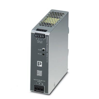Alimentation ESSENTIAL POWER à découpage primaire pour montage sur profilé, entrée : monophasée, sortie : 24 V DC / 120 W