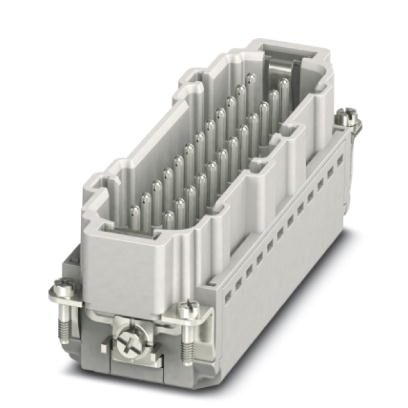 Isolant mâle HEAVYCONNEC, série B24, 24 pôles + PE, raccordement Push-in