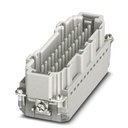Isolant mâle HEAVYCONNEC, série B24, 24 pôles + PE, raccordement Push-in